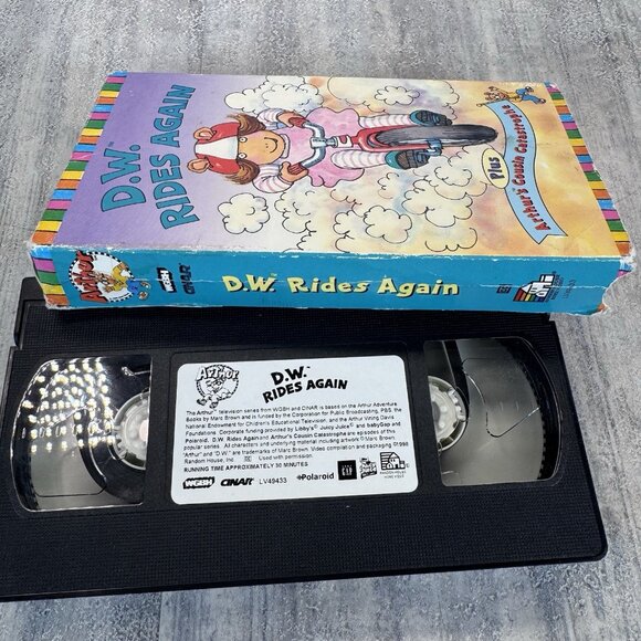 Arthur: D.W. Rides Again (VHS, 1998) PBS Kids Animated Video Tape Rare HTF - Picture 5 of 8